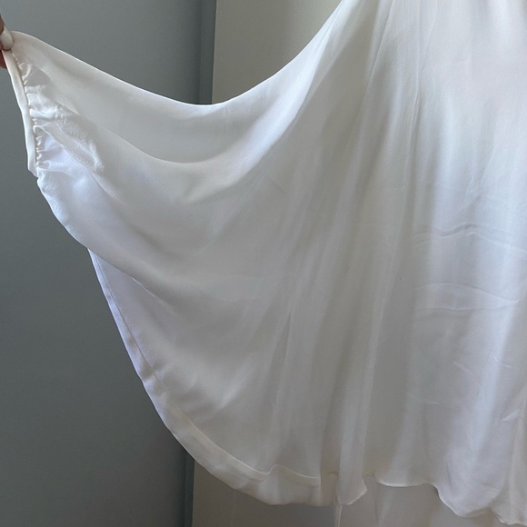 Acrobat Silk White Blouse Top Size Small - Picture 2 of 7